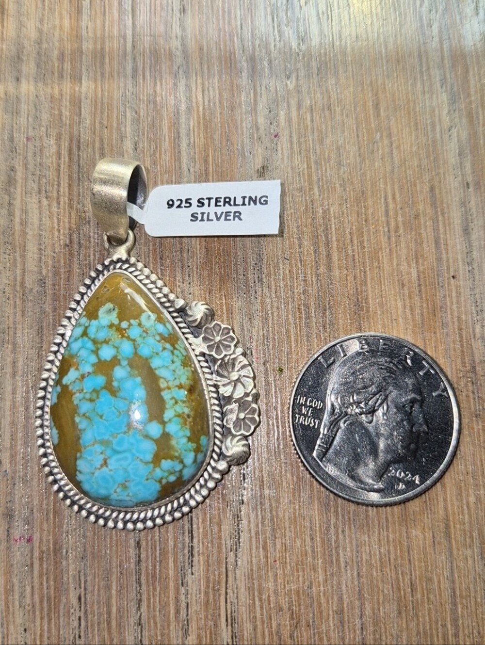 Mine #8 Turquoise Pendant